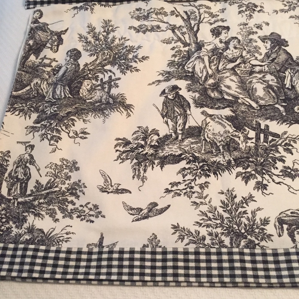 Gorgeous Toile & Gingham Curtains
